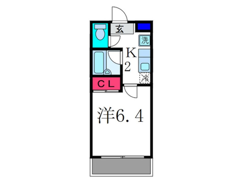 間取図 ショコラ松ヶ崎