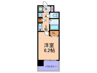 間取図 プレサンス梅田インテルノ(606)