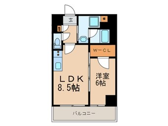 間取図 ベラジオ四条通(603)