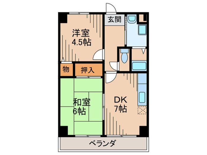 間取り図 エスポワール伊丹桜ｹ丘　Ⅱ