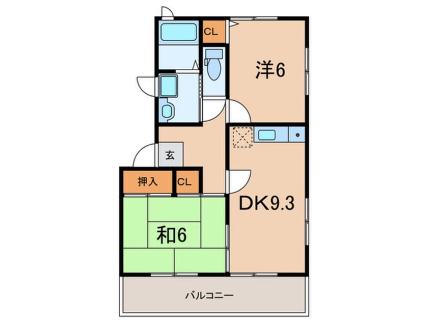 間取図 れいたくマンション