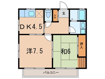 間取図 ルミエール青谷