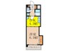 ＣＡＳＡ ｄｉ ＴＯＫＩ 1DKの間取り