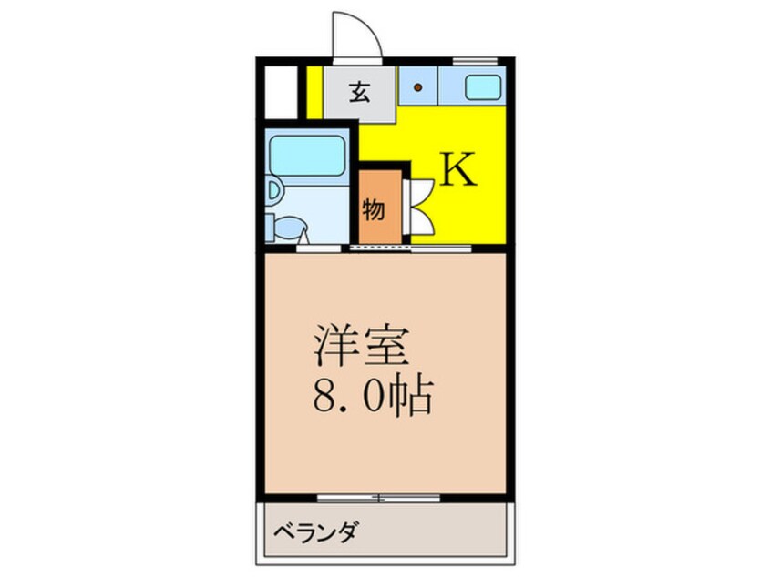 間取図 ルーチェ大住