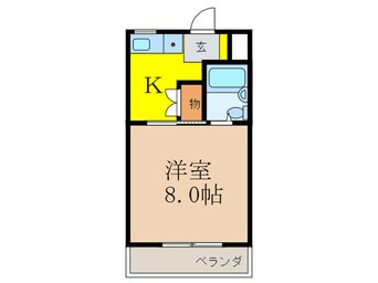 間取図 ルーチェ大住