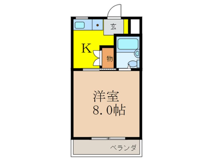 間取図 ルーチェ大住