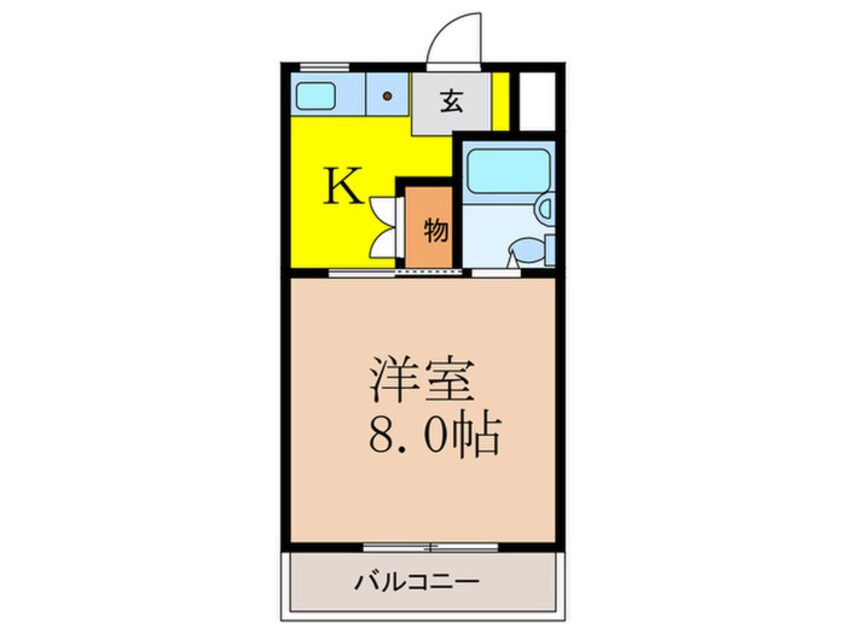 間取図 ルーチェ大住