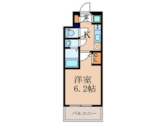 間取図 ｴｽﾘｰﾄﾞ大阪梅田ﾘｭｸｽ(507)