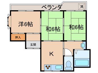 間取図 勧修ハイツ