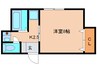 TS　SQUARE　AKUTAGAWA 1Kの間取り