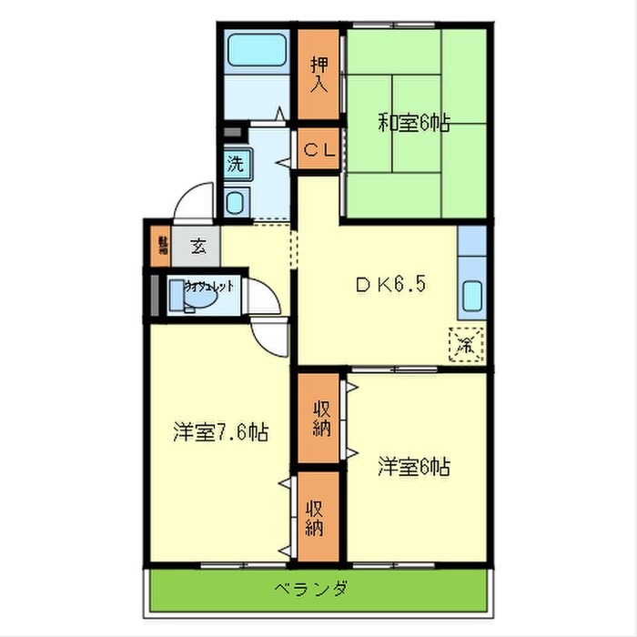 間取り図 ミモザ