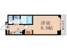 リッツ神田 1Kの間取り