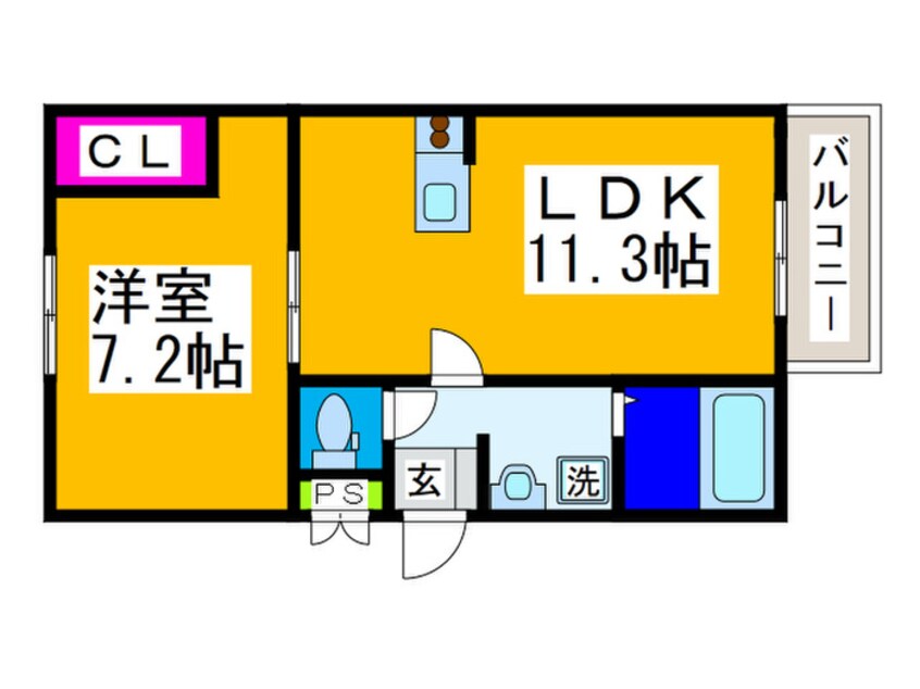 間取図 グリフィンド－ル