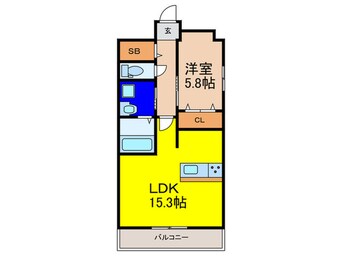 間取図 アリビオ福島