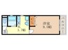 エクセル錦 1Kの間取り