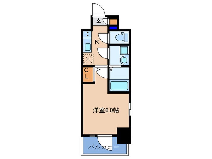 間取り図 ｴｽﾘｰﾄﾞ大阪梅田ﾘｭｸｽ(510)