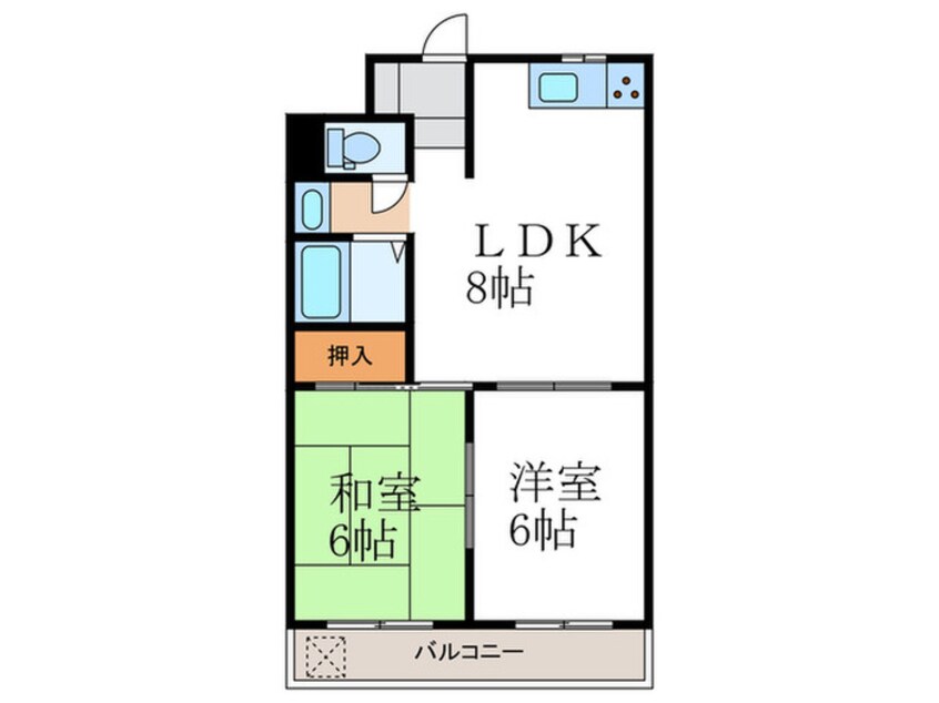 間取図 ル・グラン・ナカムラ