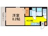 Ma　Maison 山下 1Kの間取り