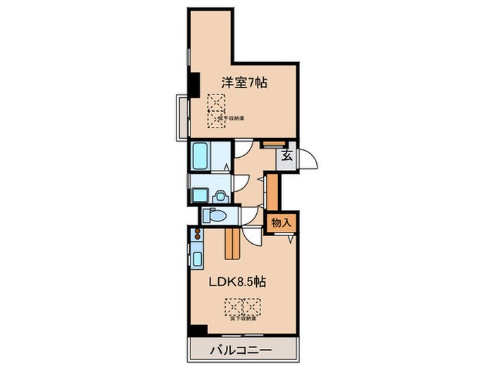 間取り図 ワンズスタイル阿倍野