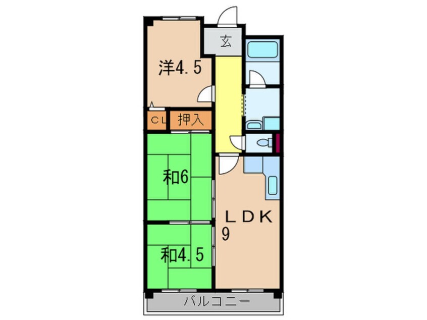 間取図 アプリ－レ武庫川