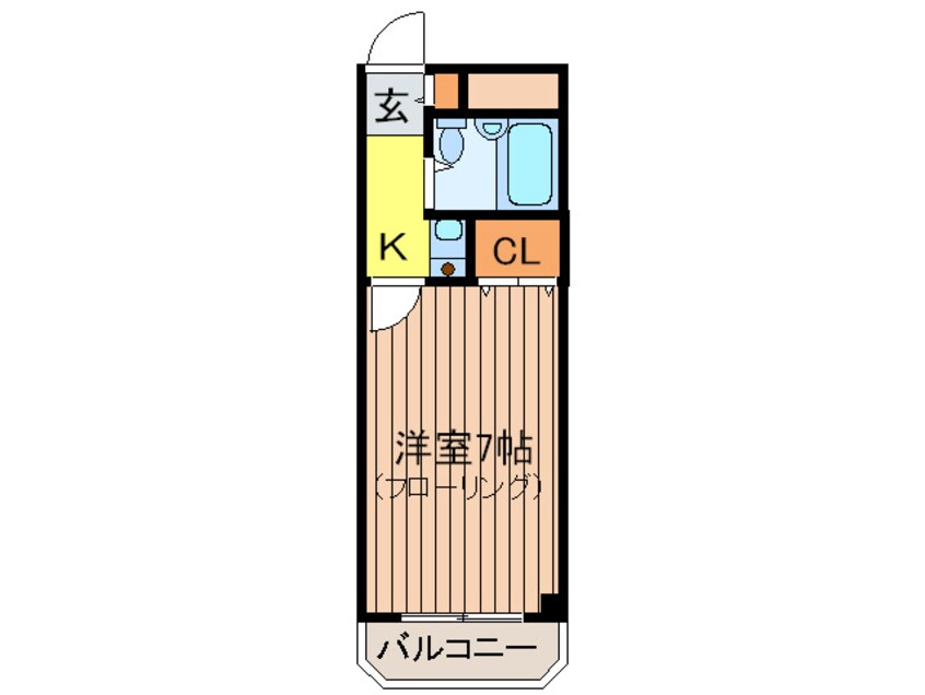 間取図 中西第1ハイツ