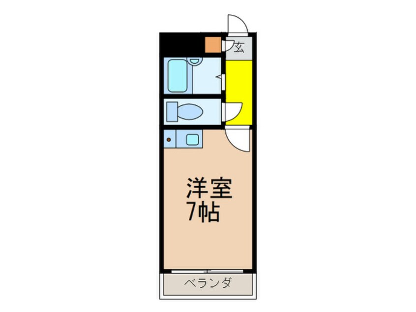 間取図 中西第1ハイツ