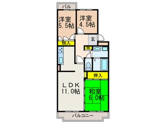 間取図 コーポラスK＆T
