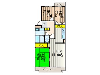 間取図 コーポラスK＆T