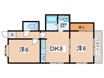 間取図 ロイヤル南田辺