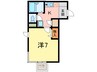 アヴェニール岡本 1Kの間取り