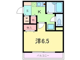 間取図 アヴェニール岡本