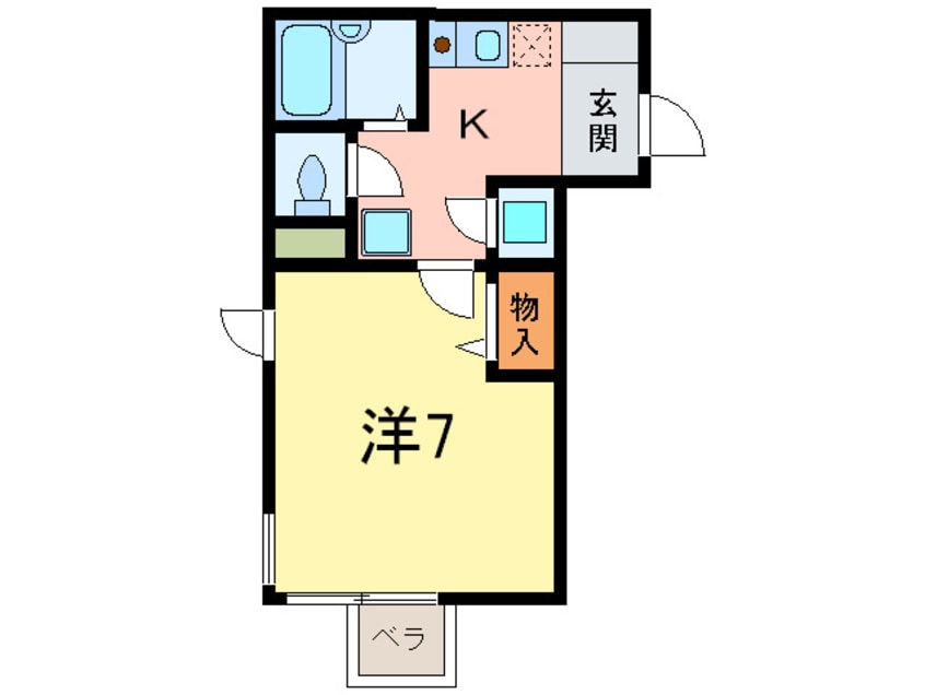 間取図 アヴェニール岡本