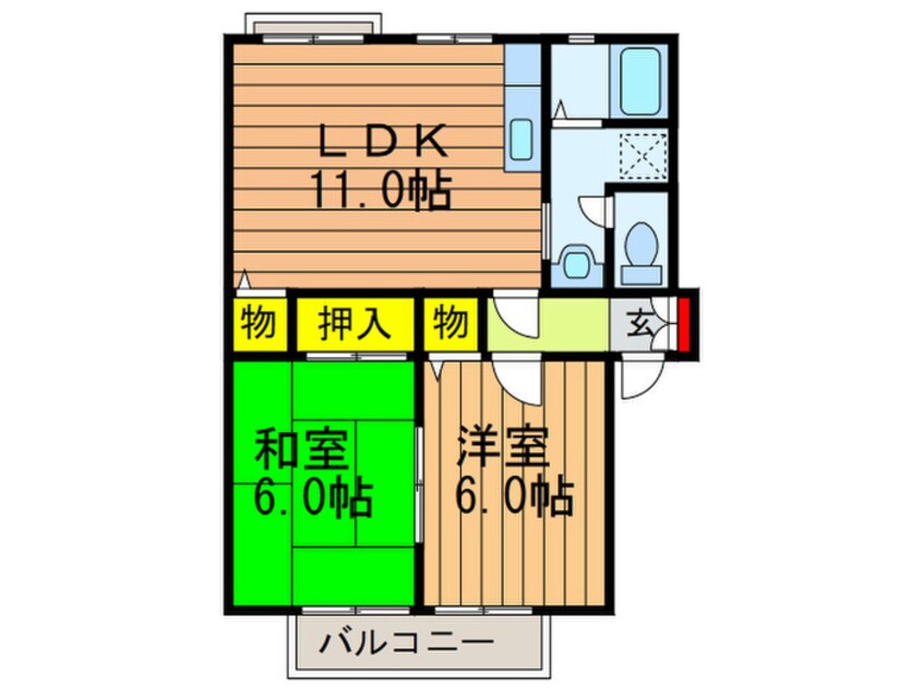 間取図 サンシャインⅠ