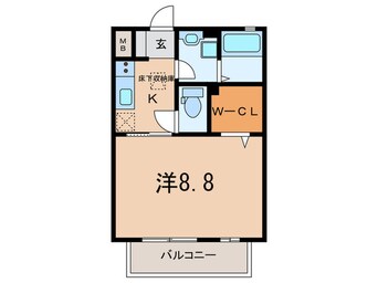 間取図 リヴェ－ル・アビタシオン