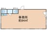 ハイツ中川 1Rの間取り