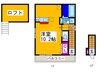 あんしん＋鶴田町２ 1Rの間取り