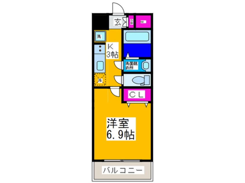 間取図 ふぁみーゆ巽東