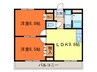 フォルトゥ－ナ 2LDKの間取り