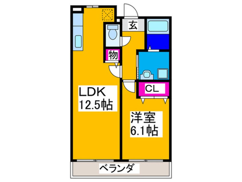 間取図 エストグリ－ン
