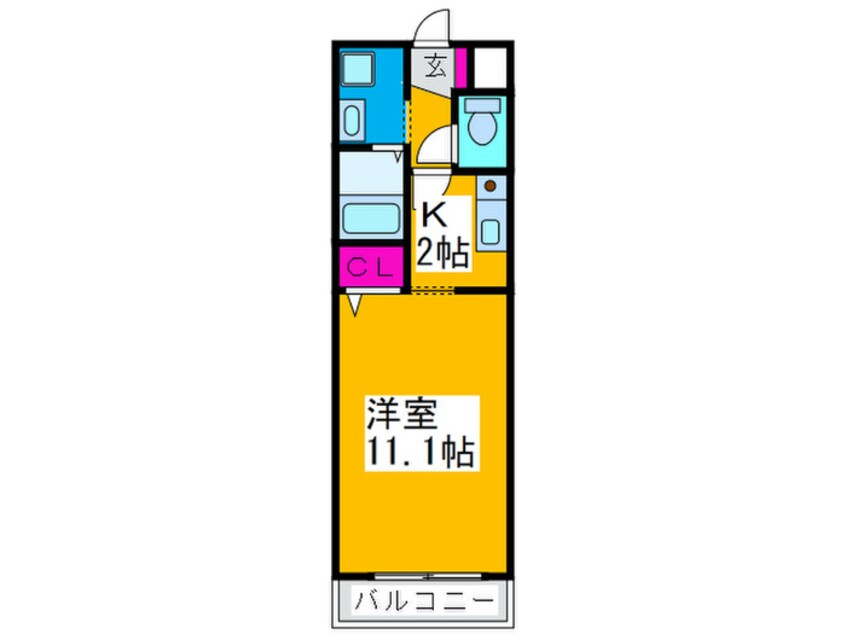 間取図 エストグリ－ン