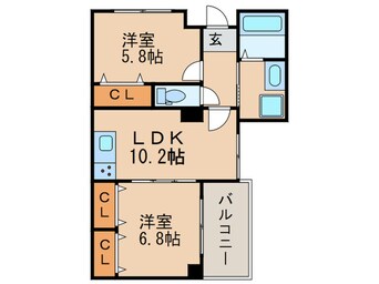 間取図 サン・グリーン・ハウス