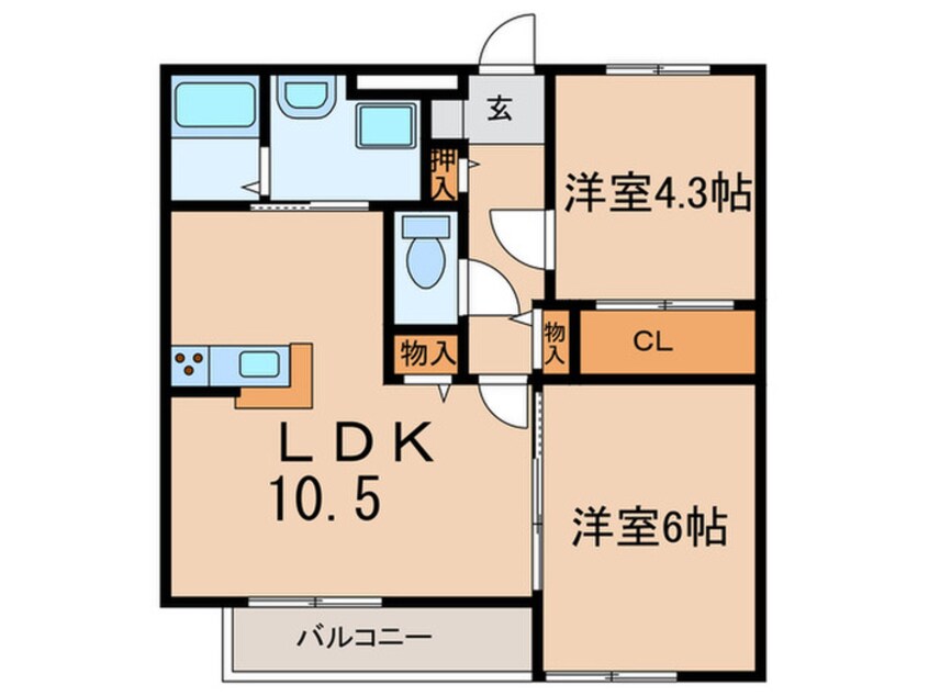 間取図 グランコート塚口