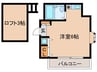 シアンサージュ 1Rの間取り