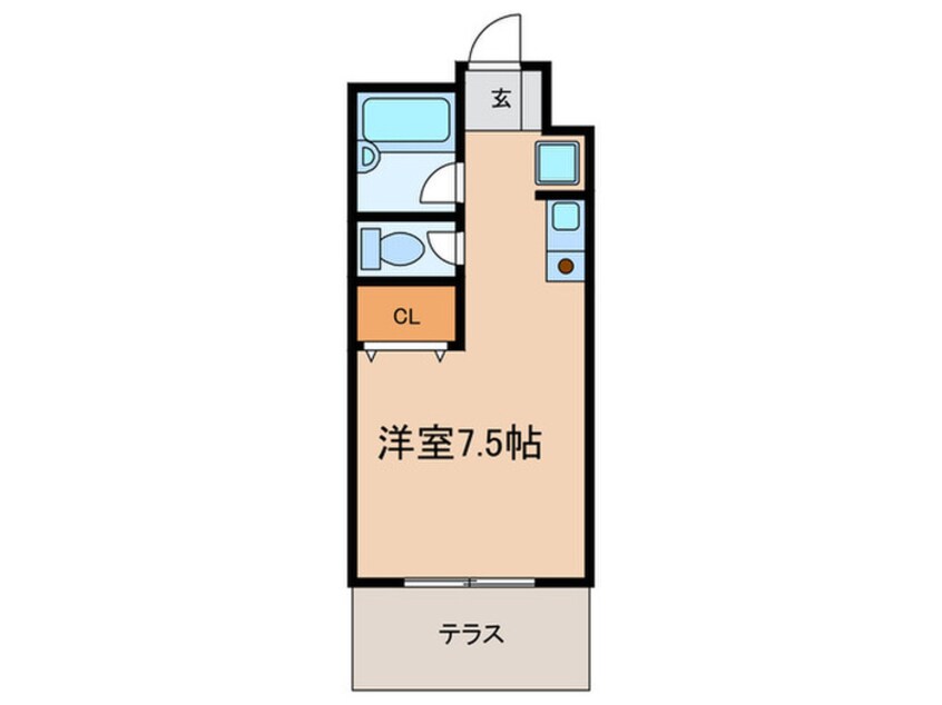 間取図 園田手良向第2マンション