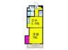 ヴィ－ブル駒川 1DKの間取り