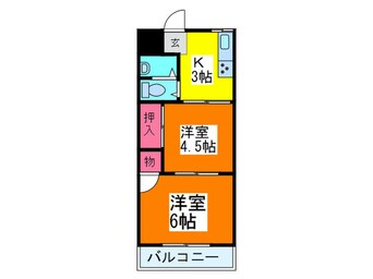 間取図 メゾン大和枚岡