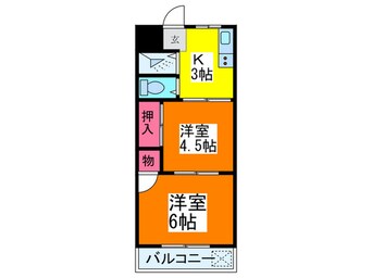 間取図 メゾン大和枚岡