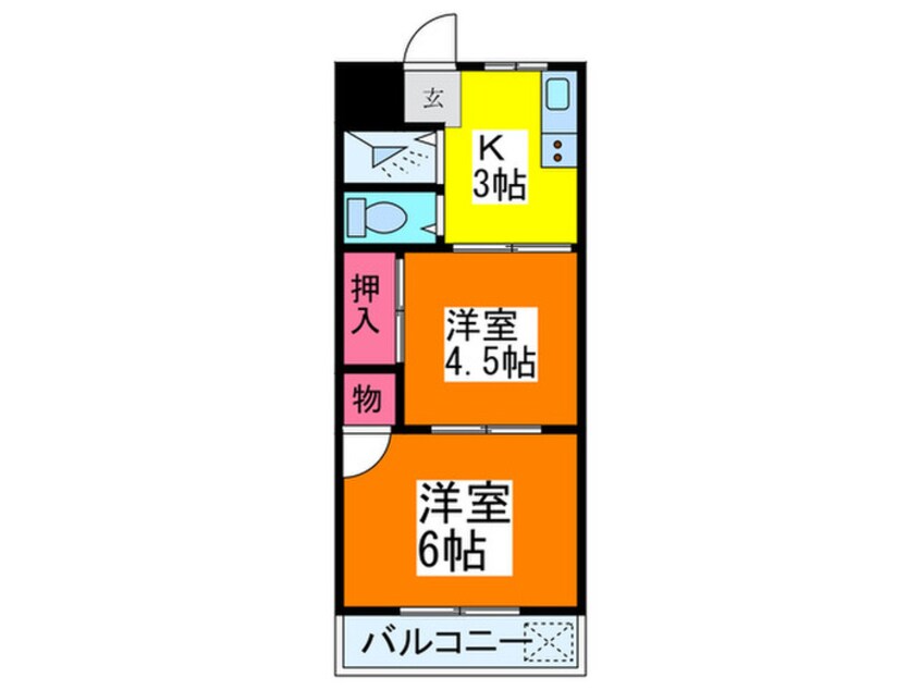 間取図 メゾン大和枚岡