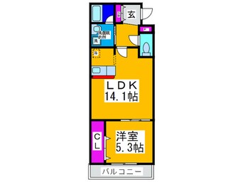 間取図 フジパレストゥインクル