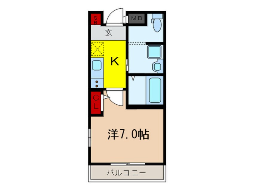 間取図 ワコーレヴィータ新神戸